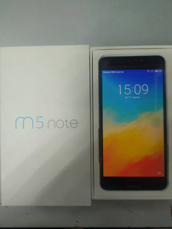 

Meizu m5 note (flyme osg) 32gb- Б/в. Київ. № 01-200127720