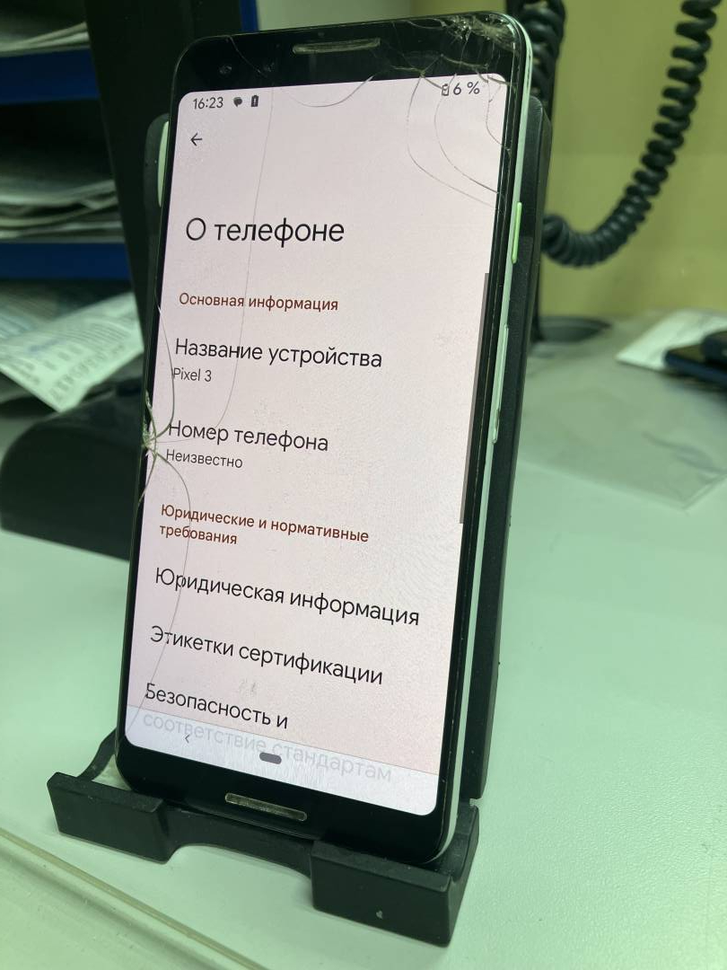 Мобильный телефон Google pixel 3 4/64gb,артикул 01-200109290 :: Техноскарб