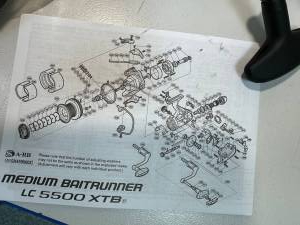 01-200174891: Shimano medium baitrunner xt-b 5500 lc 4+1bb