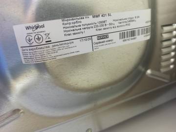 01-200277999: Whirlpool mwf 421 sl