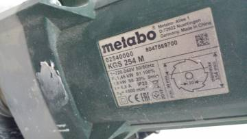 01-200135265: Metabo kgs 254 m