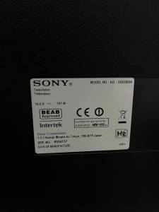01-200145243: Sony kd-55x8509