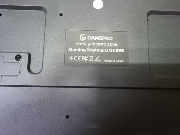 01-200184315: Gamepro gk396