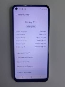 01-200230328: Samsung a115f galaxy a11 2/32gb