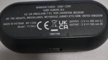 01-200025927: Sony wf-c500