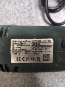 01-200105285: Metabo be 650