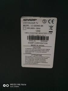01-200023398: Sharp lc-32d44e-bk
