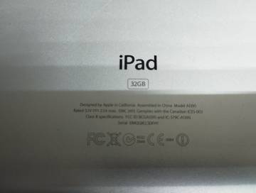 01-200169668: Apple ipad 2 wi-fi 32 gb