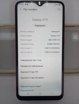 01-200172599: Samsung a105f galaxy a10 2/32gb