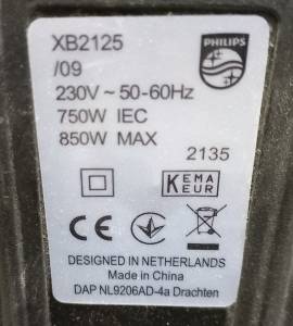 01-200200999: Philips xb 2125