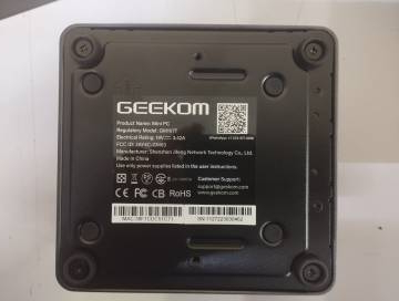 01-200205514: Пк системний блок geekom пк/core i7-11390h/ram32gb/ss