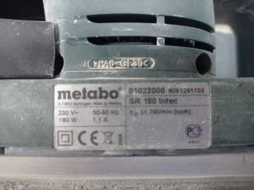 01-200184310: Metabo sr 180 intec