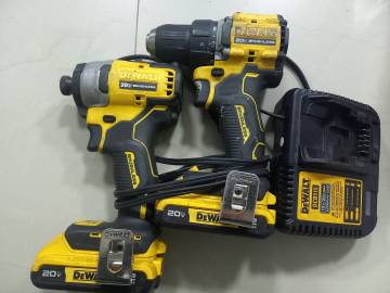 01-200247030: Dewalt dcd794+dcf809+2 акб 2аh + зп