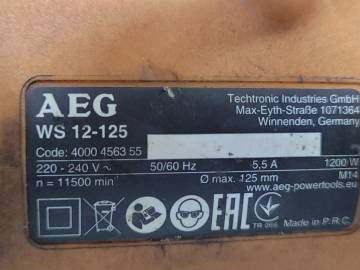 01-200205852: Aeg ws 12-125