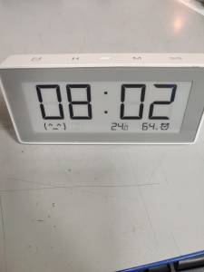 01-200073183: Miaomiaoce smart clock temperature and humidity meter mho-c303