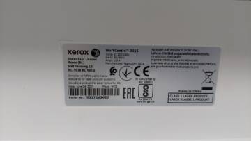 01-200307409: Xerox workcentre 3025bi