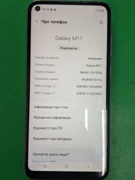 01-200173289: Samsung m115f galaxy m11 3/32gb