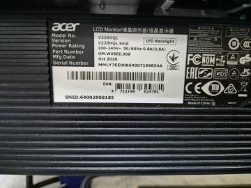 01-200305866: Acer v226hqlab