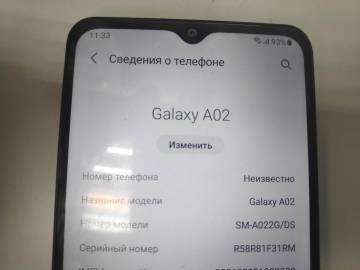 01-200077576: Samsung a022g galaxy a02 2/32gb