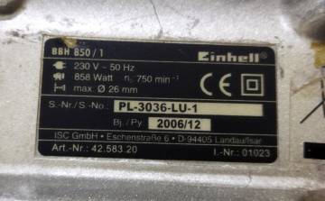 01-200300317: Einhell bbh 850/1