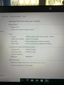 01-200232683: Lenovo єкр. 14/ core i5 8265u 1,6ghz/ ram8gb/ ssd256gb/ uhd620