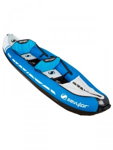 * sevylor wabash inflatable 2-seat canoe-kayak blue