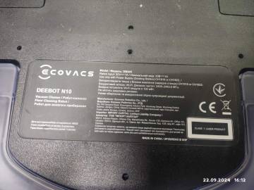 01-200271608: Ecovacs deebot ozmo n10