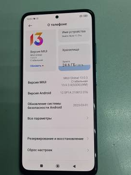 01-200313090: Xiaomi redmi note 11 pro 6/128gb