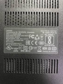 01-19023352: Lenovo core i5 7200u 2,5ghz/ ram8gb/ ssd256gb