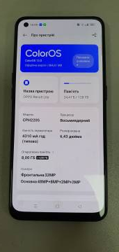 01-200262264: Oppo reno 5 lite 8/128gb