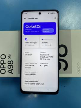 01-200247128: Oppo a98 5g 8/256gb