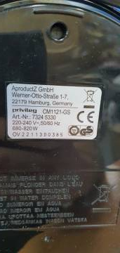 16-000262191: Privileg cm1121 gs