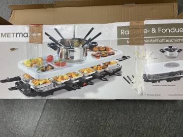 16-000237748: Gourmetmaxx raclette and fondue set