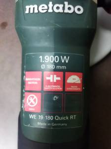 01-200277964: Metabo we 19-180 quick rt