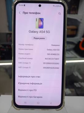 01-200127889: Samsung a546e galaxy a54 5g 6/128gb