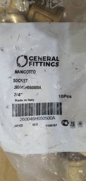 01-200249995: General Fittings 3/4&#34; (260046h050500a)