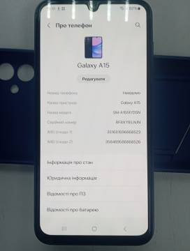 01-200164054: Samsung a155f galaxy a15 4/128g