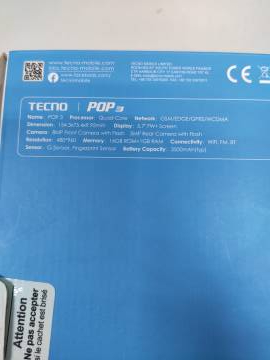 01-200274056: Tecno pop 3 1/16gb