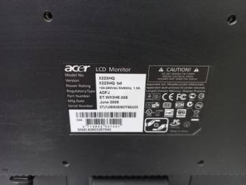 01-200231699: Acer x223hq