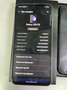 01-200297757: Samsung galaxy s23 fe sm-s711b 8/256gb