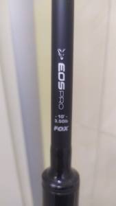 01-200292613: Fox eos pro traveller 8-10ft 3.50lb