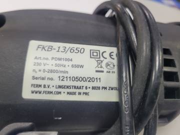 01-200139932: Ferm fkb-13/650