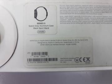 01-200152265: Apple watch series 5 gps 44mm aluminium case a2093