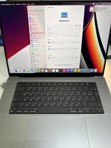 01-200281066: Apple 16,2"/a2485/ m1 pro 10-cpu/ 16-gpu/ ram32gb/ ssd512gb/ retina xdr, truetone