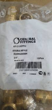 01-200249994: General Fittings 3/4&#34; нн 260000h050500h