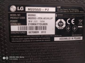 01-200232212: Lg m2255d tv