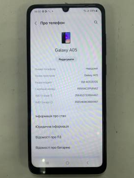 01-200159038: Samsung galaxy a05 4/64gb