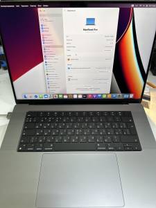 01-200281067: Apple 16,2"/a2485/ m1 pro 10-cpu/ 16-gpu/ ram32gb/ ssd512gb/ retina xdr, truetone