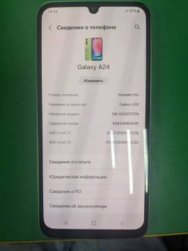 01-200229604: Samsung galaxy a24 6/128gb