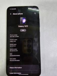 01-200265644: Samsung galaxy s23 8/256gb